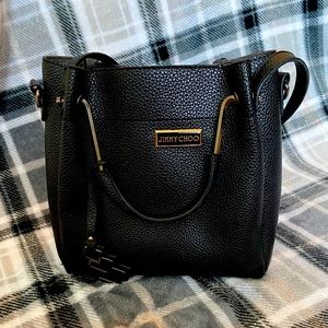 BLACK/GOLD JIMMY CHOO PURSE